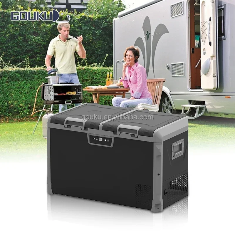 80L high quality 12v car fridge home cold drink mini fridge refrigerator Camper caravan portable Refrigerator 12v 24V