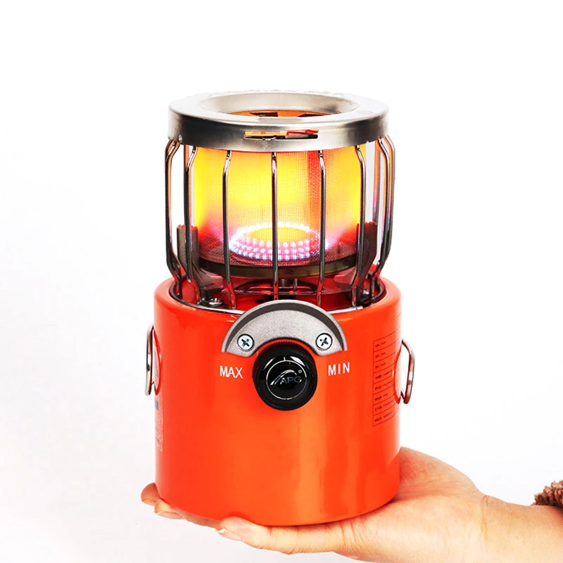 2000W Portable Mini Gas Heater Camping Stove Heating Cooker For Cooking Backpacking Ice Fishing Camping Hiking