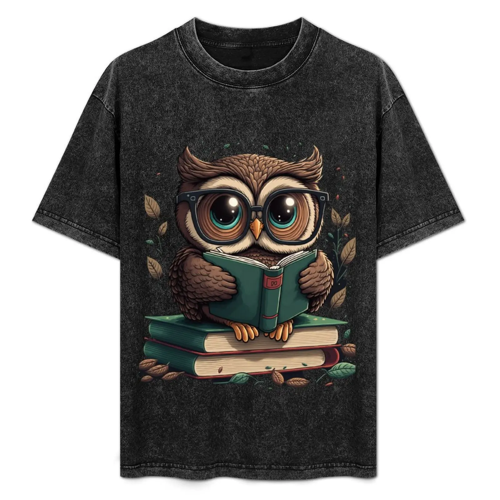 

Owlways Reading - Spread the Love of Learning! T-Shirt Summer Print Short Sleeve Tee