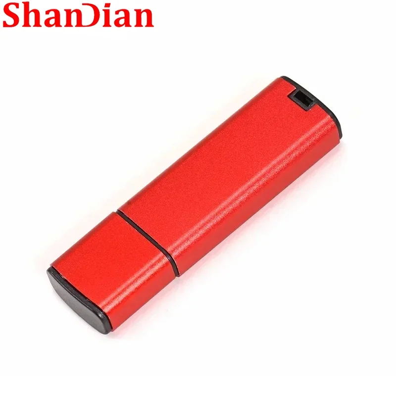 SHANDIAN Matte USB Flash Drive Golden Pendrive 64GB 32GB 16GB 4GB Plastic Disk Pink Mini Memory Stick Gadget Photography Gift