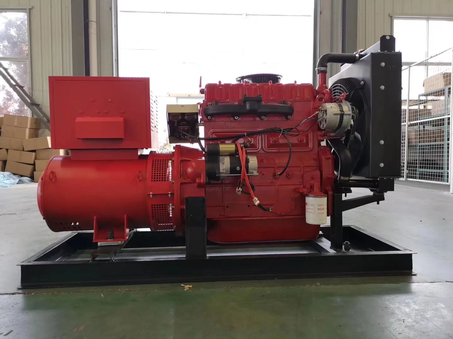 weifang Ricardo brand 30kw 37.5kva diesel generator with ZH4100D diesel engine and brush alternator generator diesel 30kw power