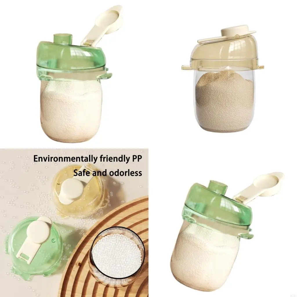 

97BE Portable Baby Milk Powder Container Box Organiser Outdoor Formula Dispenser