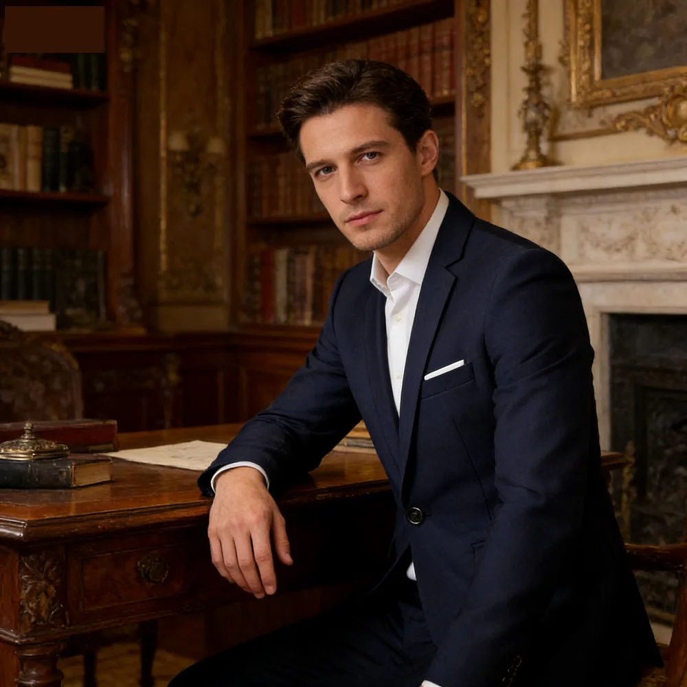 

Men's Solid Business Blazer Notch Lapel Casual Suit Jacket Formal Fashion Wedding Coat Male Traje De Hombre