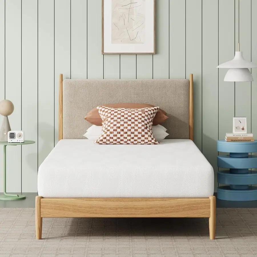 

Twin Bed Mattress, 8 Inch Twin Size Mattress with Gel Memory Foam for Cooling Night Sleep, Pressure Relief Comfort Sleep, Certi