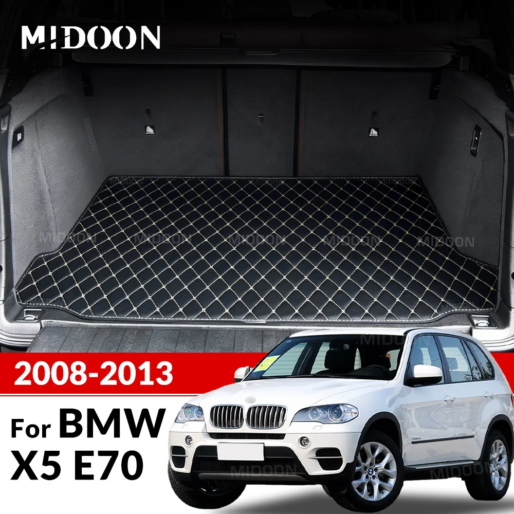 

Car trunk mat for BMW X5 E70 Five seats 2008 2009 2010 2011 2012 2013 cargo liner carpet interior accessories cover