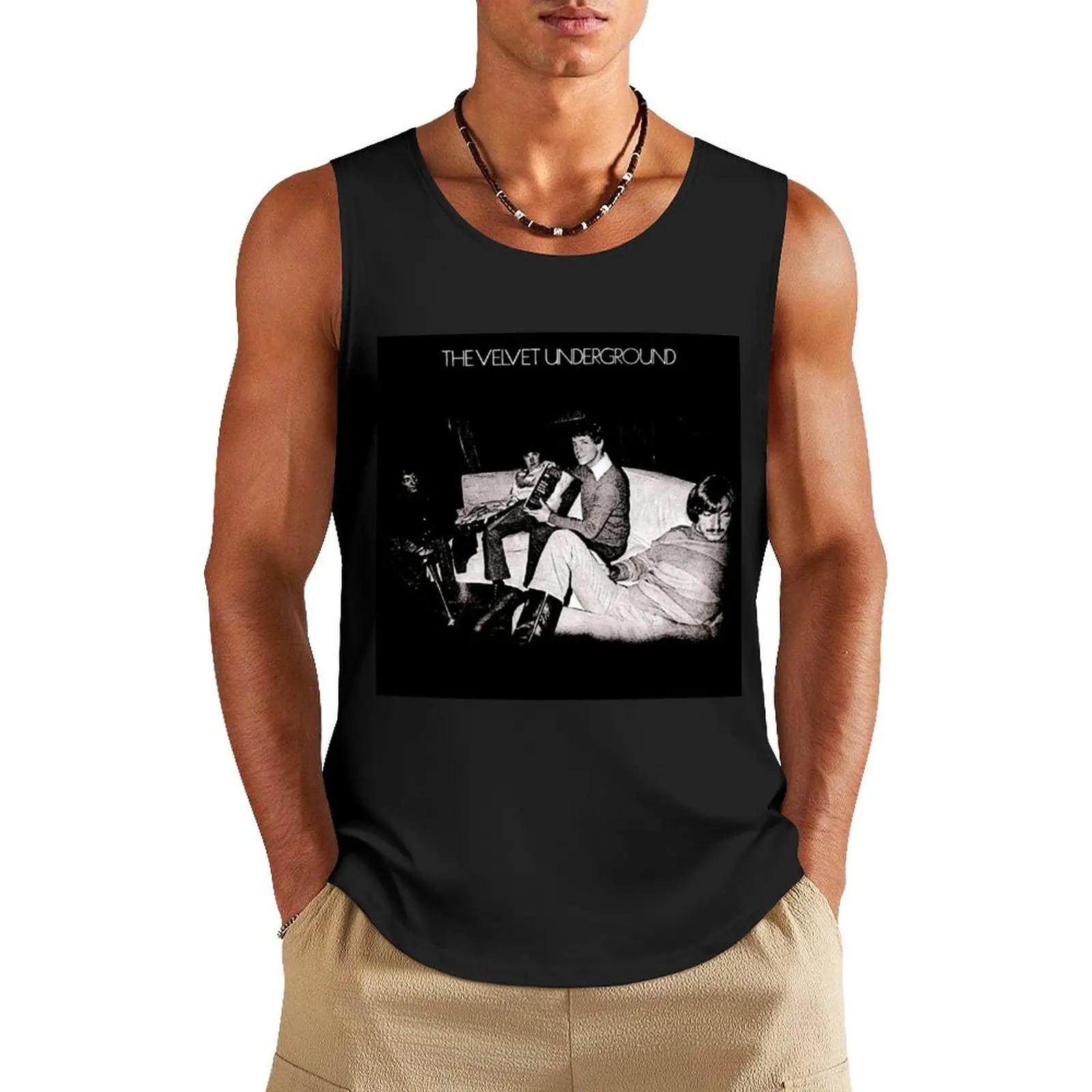 Velvet Underground Self Titled Cover Art Tank Top sports clothes for men bodybuilding man t-shirt Men's Gym wear