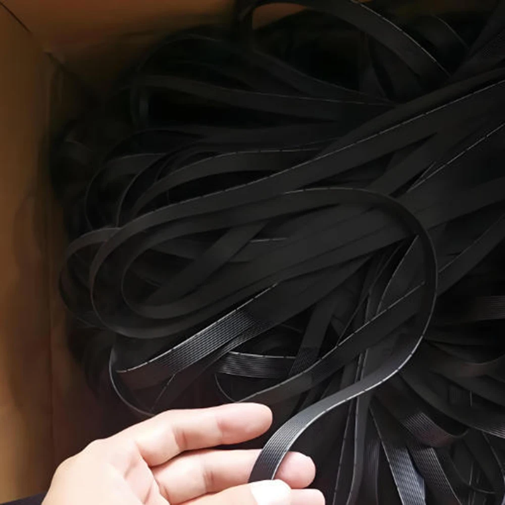 28AWG 6Pin كابل سلك السيليكون متعدد الموصلات 6 النواة 10 متر 50 متر ارتفاع درجة الحرارة لينة سلك الطاقة المتوازي كابل أسود متعدد النواة
