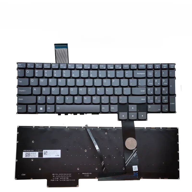 M   New for Lenovo Legion Pro 5 16ARX8 16IRX8 Y9000P R9000P 2023 US Backlit Keyboard
