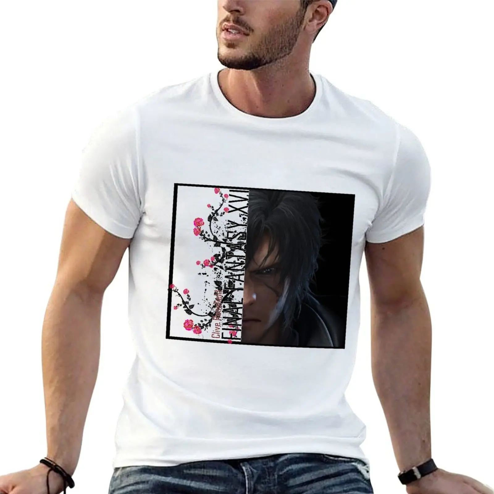 

Clive Rosefield FF16 T-Shirt cotton t shirts man 100% t shirt personalised T-Shirt
