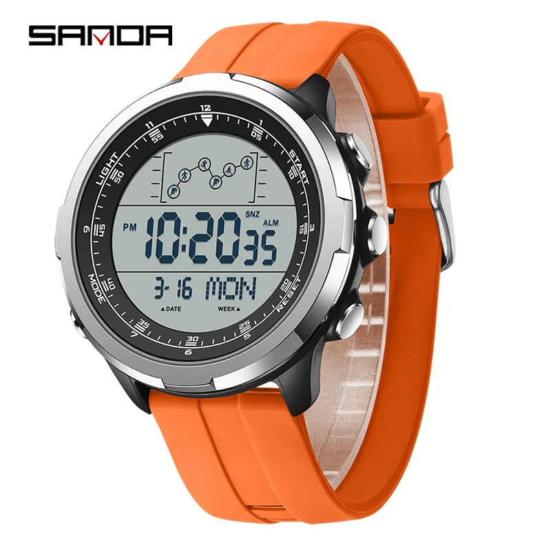 

Sports Digital Watch for Teen Boys And Girls Big Dial Date Display Alarm Clock Stopwatch Waterproof Luminous Outdoor Wristwatch