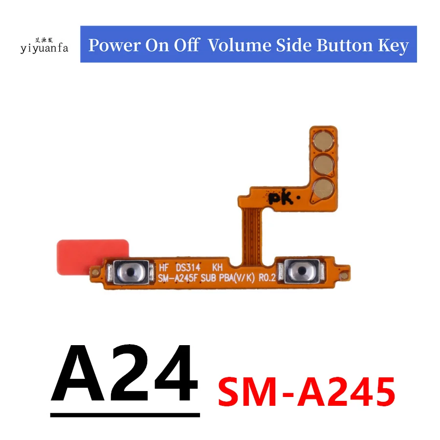 Power Switch On/Off Button Volume Key Button For Samsung Galaxy A54 A34 A24 A14 A04 A04e 4G 5G Flex Cable