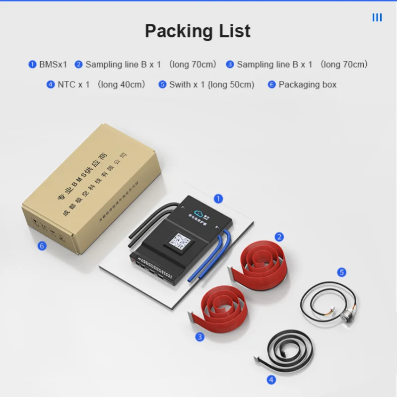 JK BMS B1A24S15P 1A Balance Current BMS 150A 36V 48V 60V Li-Ion LTO Battery Lifepo4 Battery Storage Bluetooth Household BMS