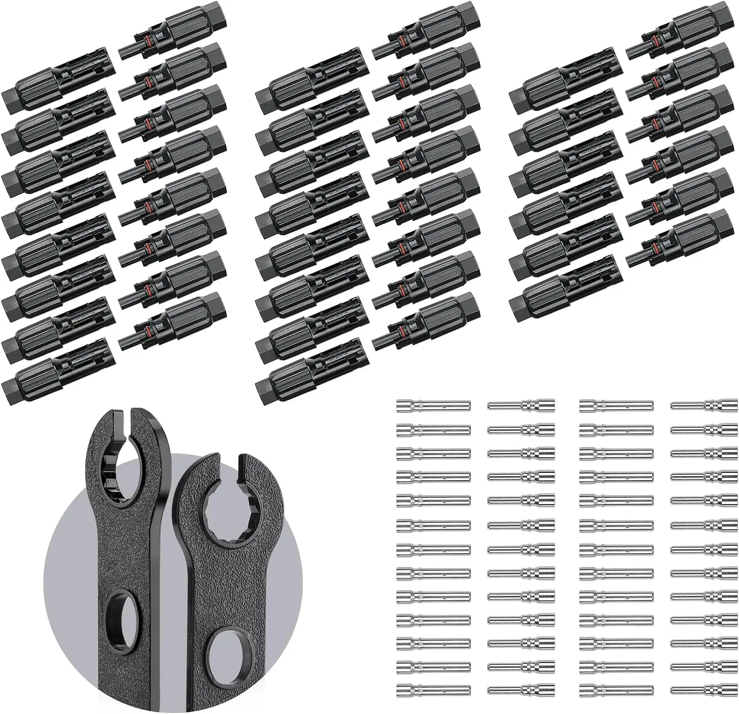 Male and Female Photovoltaic IP68 Waterproof Solar PV Energy Connector for PV Solar System