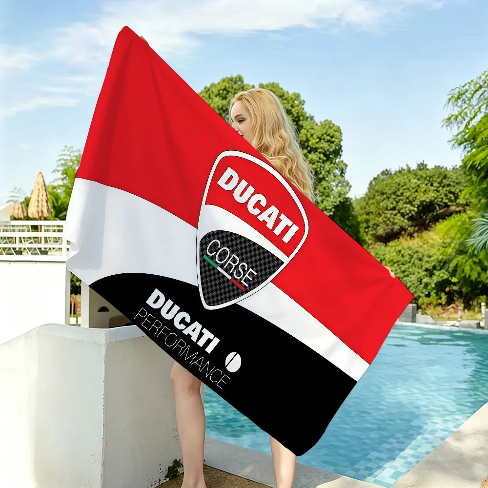 Fashion car D-Ducatis Towel Drying Bath Towel Applicable To Light Swimming Camping Yoga Beach Out