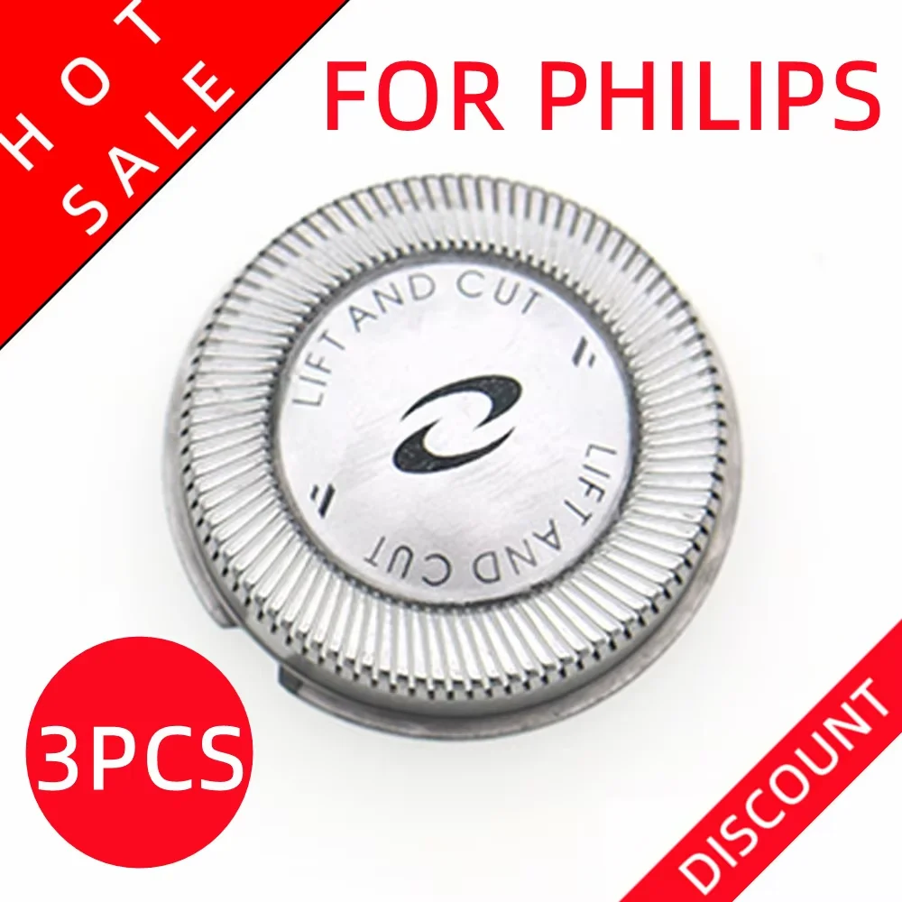3 cortadores de lâmina de cabeça de barbeador de substituição para Philips Norelco Navalha elétrica HQ40 HQ41 HQ801 HQ802 HQ5854 HQ5853 HQ5851 HQ5850