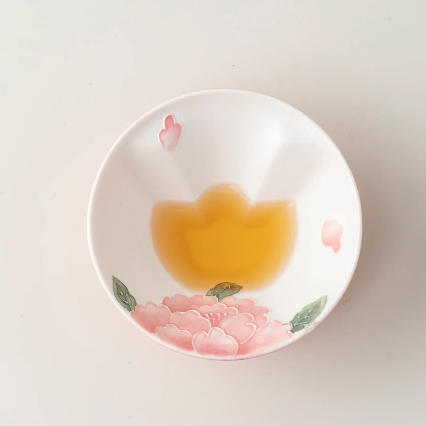 HYS Creative Yuanbao Cup National Color Fanghua Ceramic Tea Drinking Personal Cup Tea Cup Tea Tasting 3