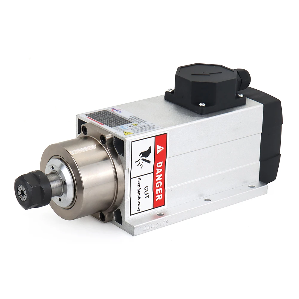 GDZ93x82 CNC Spindle Motor 1.5kw 2.2kw 3kw 380V 220V Air Cooled Spindle Motor chuck ER25 For CNC Milling Router Machine tools