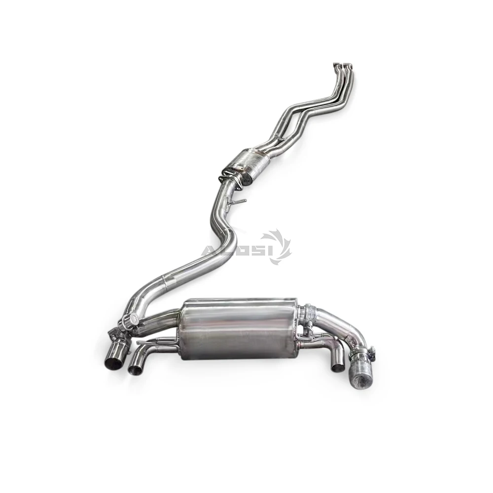 

Заводской MIX задний выхлоп Cat для BMW 1M E82 3.0T 2011-2012, гоночная выхлопная система, высокопроизводительный выхлоп из нержавеющей стали