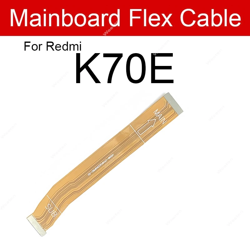 LCD Display Flex Cable For Xaiomi Redmi K50 K50i K60 K60E K70 K70E K80 Pro Ultra Gaming Motherboard Flex Ribbon Cable Parts