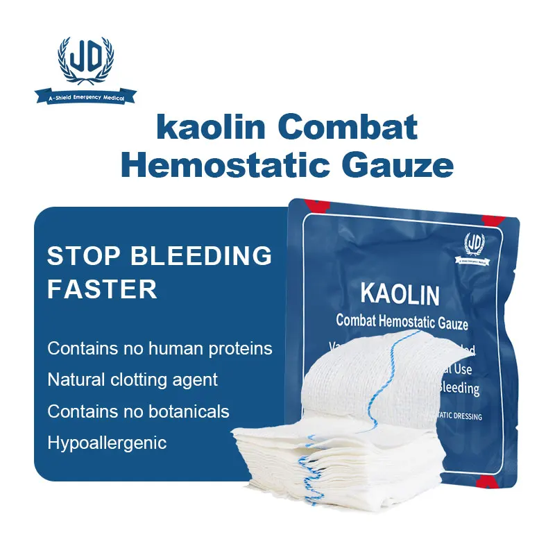 

Hemostatic Gauze Manufacturing Z Folded Medical Compressed Hemostatic Gauze