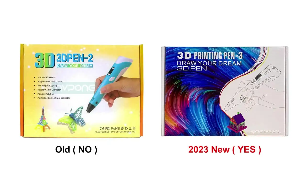 2026 NEW 3D Printing Pen 3d Pen Set for Kids Chidren Child's Birthday Christmas Creative DIY Gift LCD Display with PLA Filament