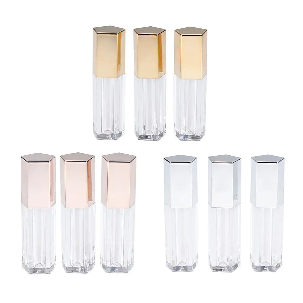 Plastic Empty Lip Balm Tubes Lip Gloss Vials DIY Lipstick Mold Case for Makeup Samples Storage