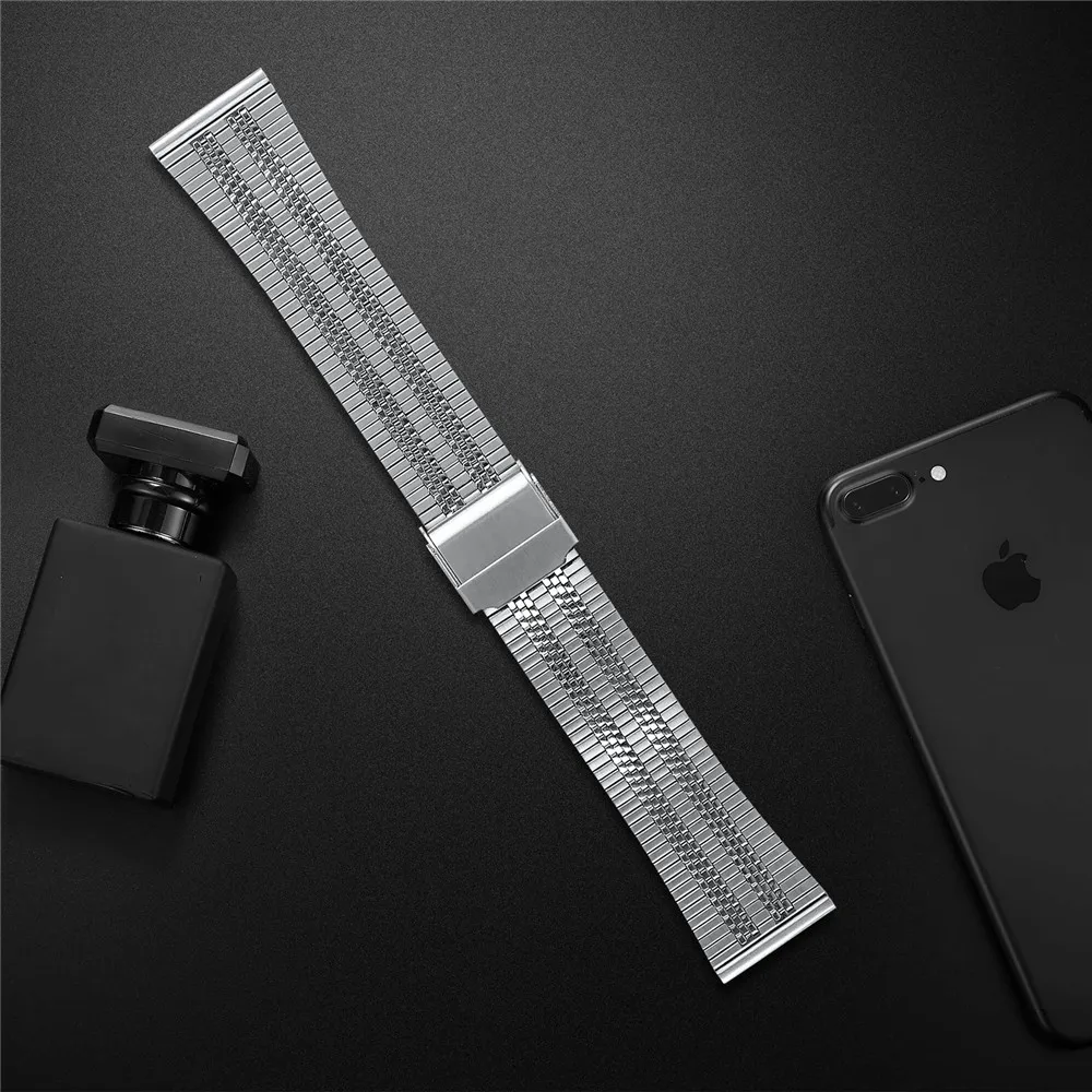 Nuovo cinturino in acciaio inossidabile da 20mm per Huami Amazfit GTS 4 3 2 2e Mini cinturino per orologio in metallo Correa per GTR 42mm Bip 3 S U Lite Pro