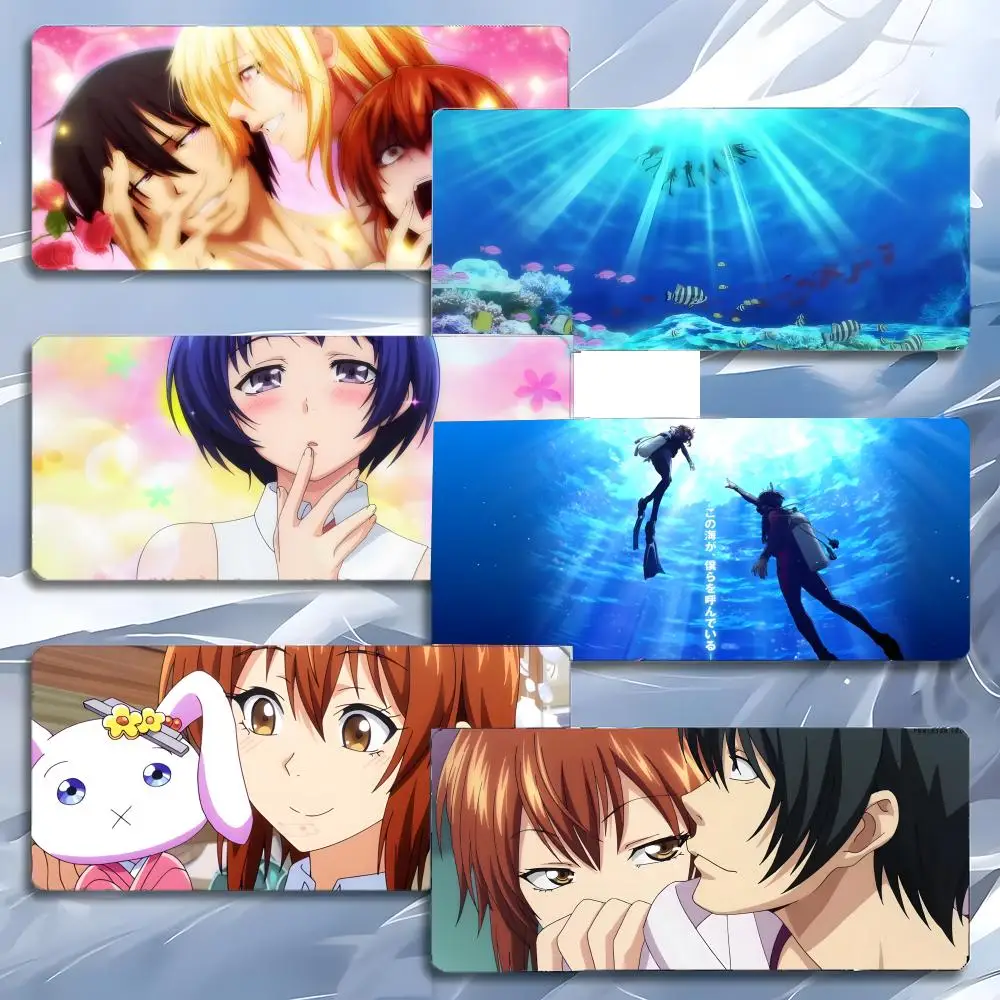 Leisurely Grand Blue Dreamings Mouse Pad Mousepad Large Gaming LockEdge Thickened PC Table Desk Mat