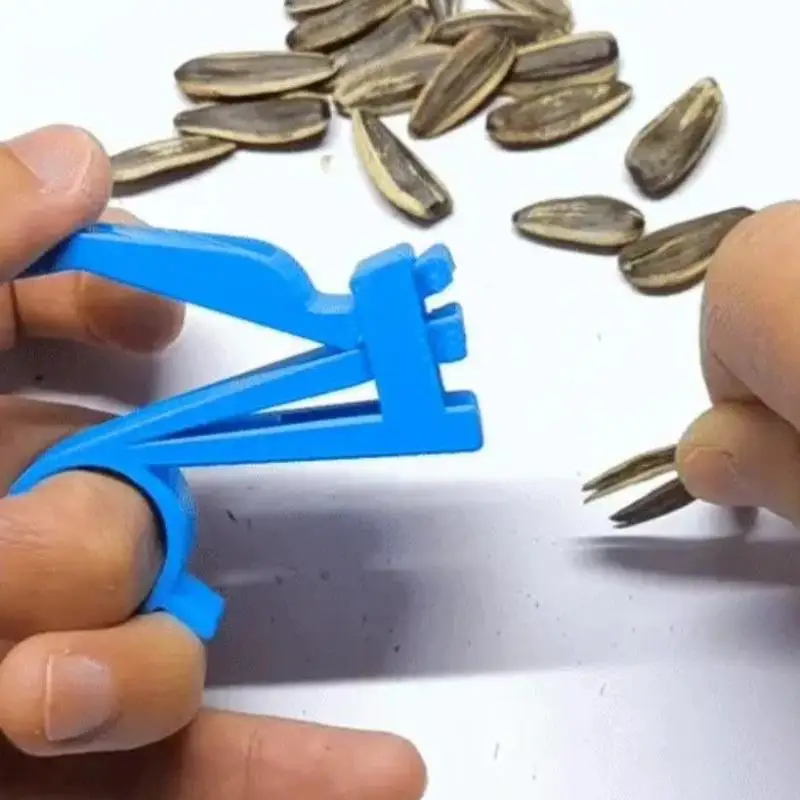 1Pcs Sunflower Seed Cracking Pliers Multi Color Handheld Peeler Easy Use Teeth Hand Protection Tool