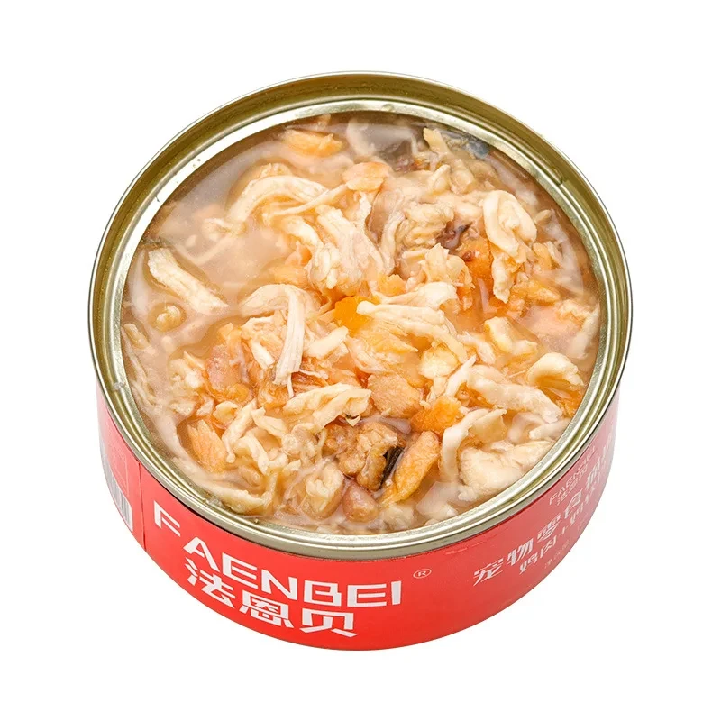 Canned cat white meat snack can cat snacks cat staple food young cat fat 170g cat wet food