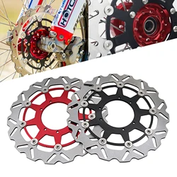 Motorcross 320mm Front Floating Brake Disc Brake Caliper Adaptor Bracket For Honda CR 125 CRF 250R 450R 250X 450X 450RX