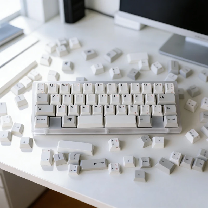 ALP Language Theme Keycaps Set Customized PBT Sublimation Cherry Profile Keyboard Cap for Gaming Mechanical Keyboard Accessories