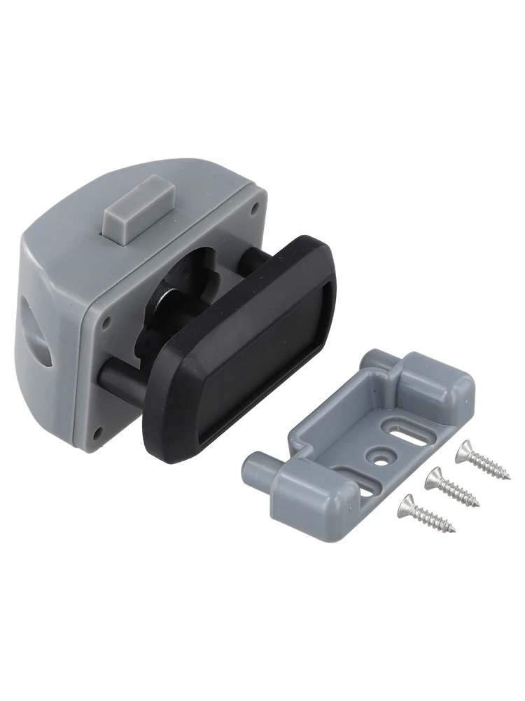 Chrome Drawer Lock Motorhome Lock Mechanism Travel Security Chrome Adjustable Drawer Lock Catch Mechanism Mechanism