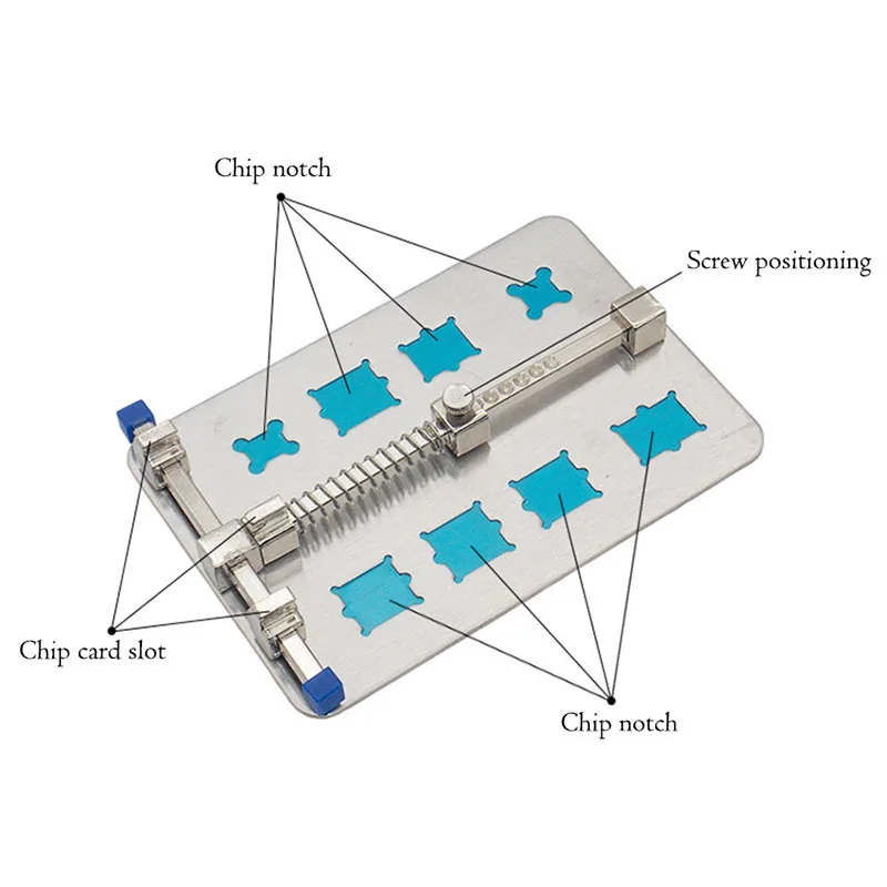 Stainless Steel Circuit PCB Board Fixed Support Mobile Phone Motherboard Repair Fixture Bracket Maintenance Repair Tools Holder