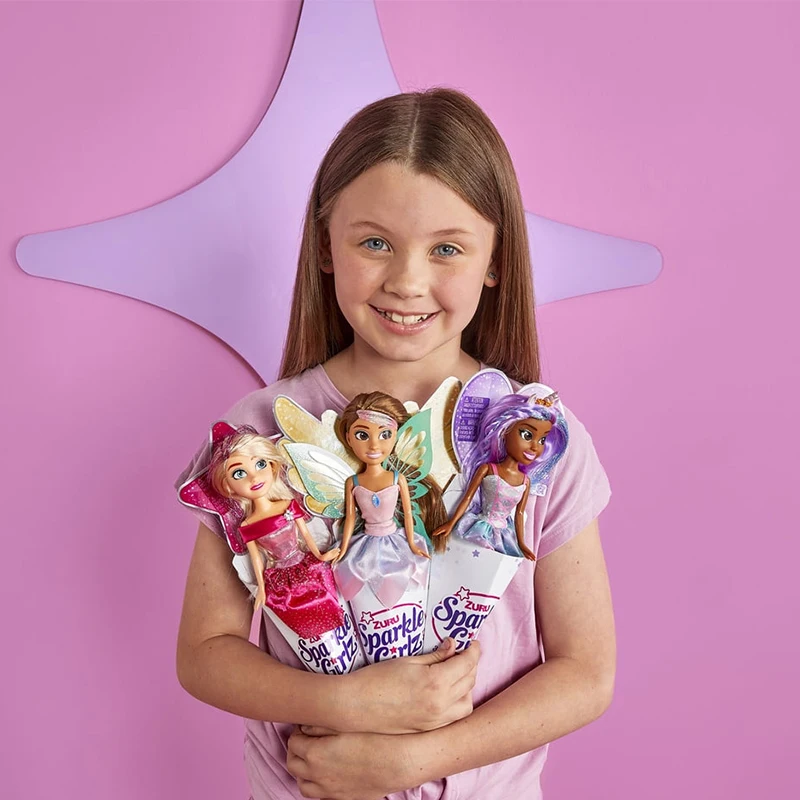 دمية أميرة خيالية من ZURU-Girls ، دمية يونيكورن قابلة للتحصيل ، هدية عيد الميلاد ، سلسلة البريق #4