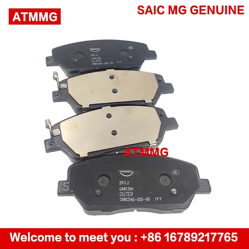 ATMMG For SAIC MG RX8 MGRX8 Front Brake Pad Rear Brake Pads friction plate 10432218 10449128 Original  New