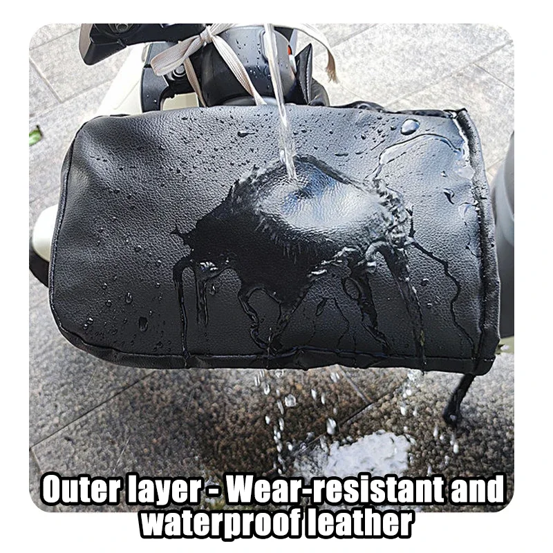 Winter Motorcycle Hand Muffs - Waterproof Windproof Insulated Handlebar Covers, Create Warm Hand Protection for  Motorbikes image 3