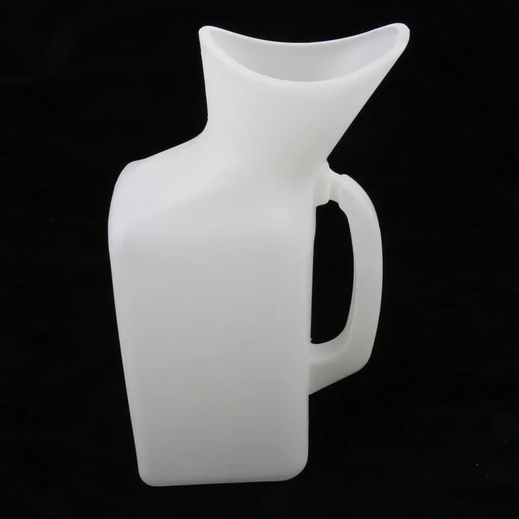 Handheld Portable Mobile Urinal Toilet Bottle  Men use white 2000ml with lid