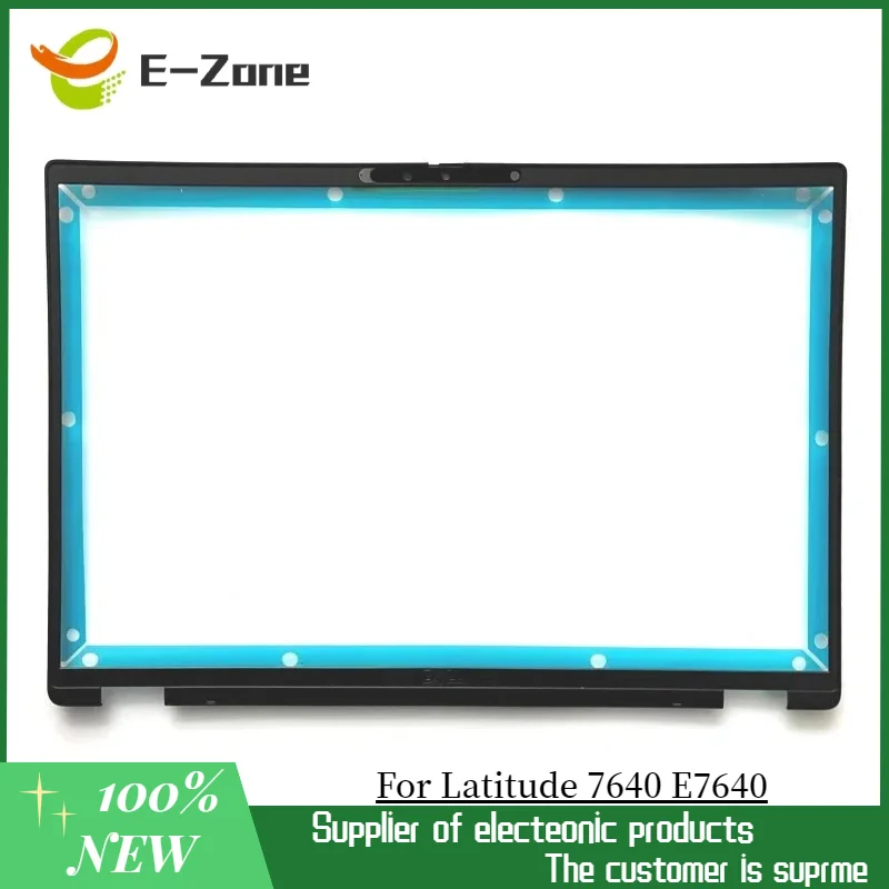 Marco de pantalla para portátil Dell Latitude 7640 E7640, cubierta de bisel embellecedora frontal LCD, color negro, Original, nuevo, 08P94N 8P94N