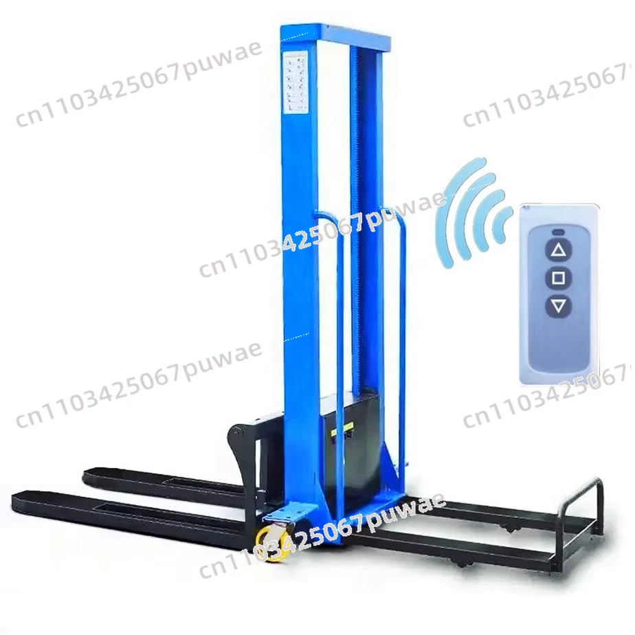 Small Manual & Remote Control Hydraulic Stacker Forklift, Hand Pallet Stacker Hydraulic Manual Lifter