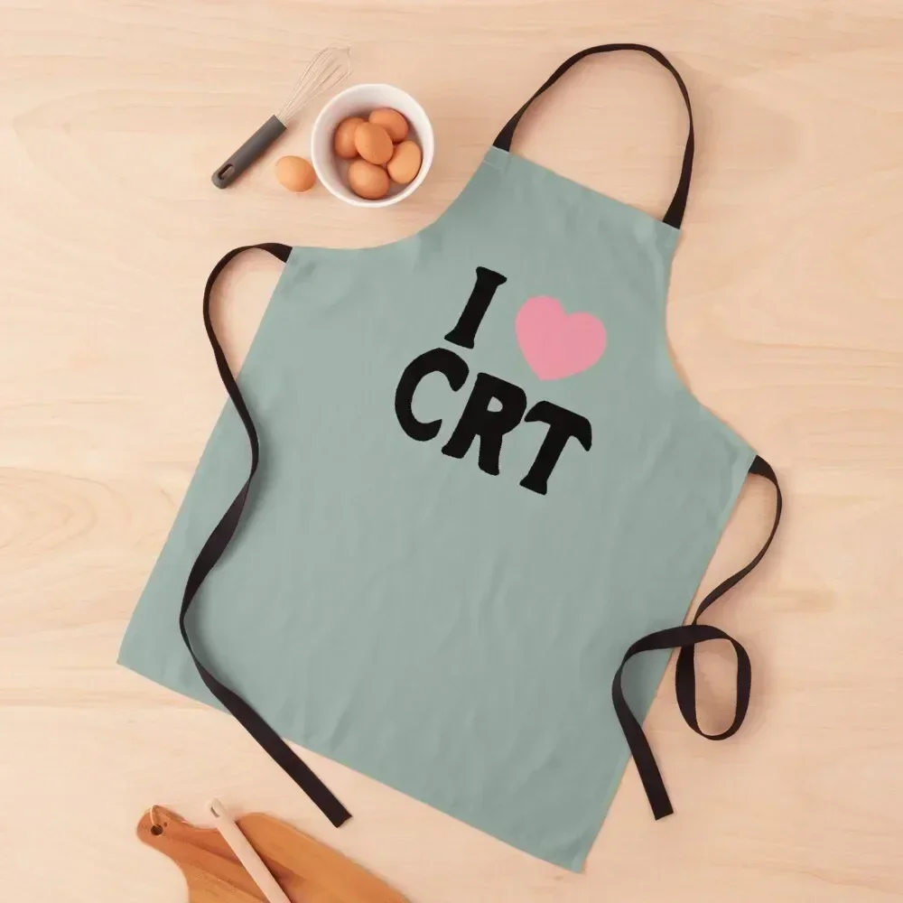 

i heart crt Apron barber uniform christmas 2025 Household Items Useful Customizable Woman Apron