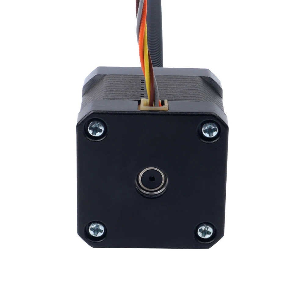 STEPPERONLINE Nema 17 High Temp External Trapezoidal Linear Screw Stepper Motor 1.68A Lead 4mm with Screw Length 350mm