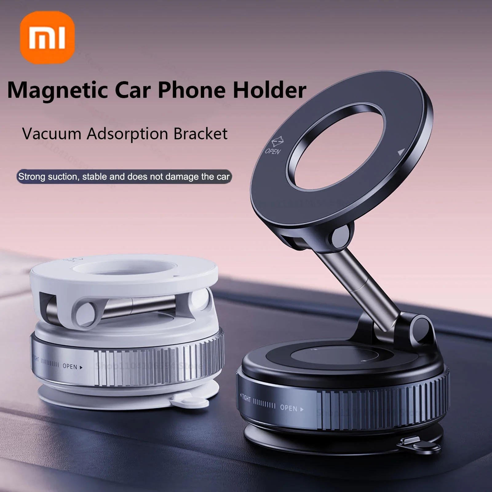 

Автомобильное крепление Xiaomi K007, вакуумный магнитный держатель, складной на 360° ° Регулируемая прочная присоска для стола сотового телефона, универсальная Us K009