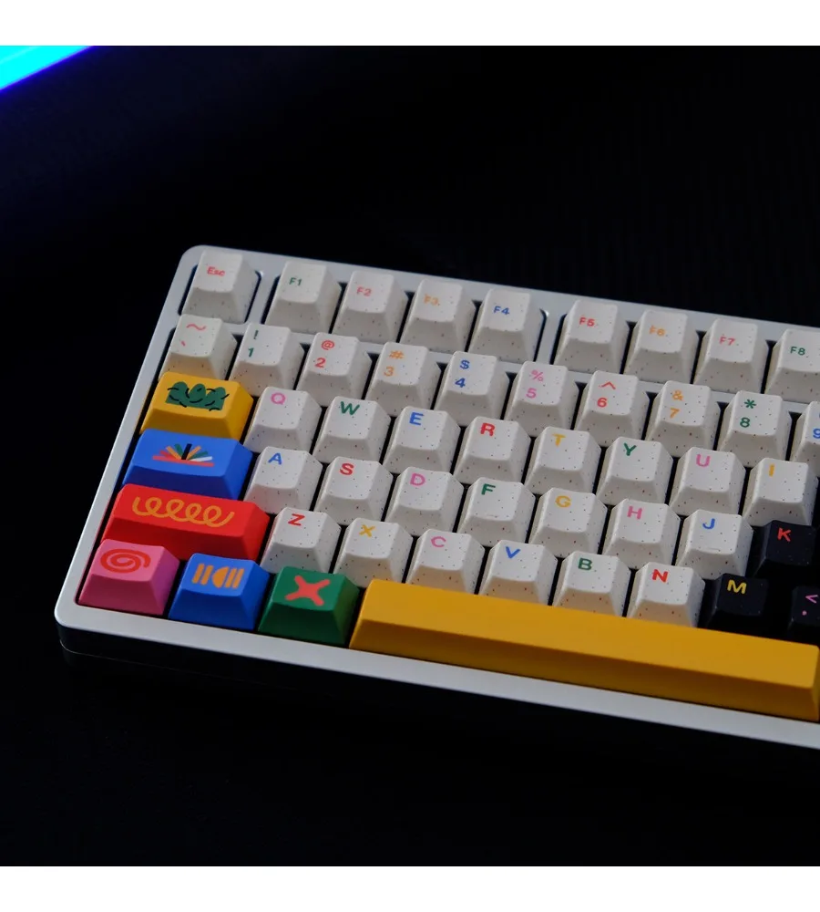 Keycap PBT sublimation original wooting magnetic axis wireless mechanical keyboard