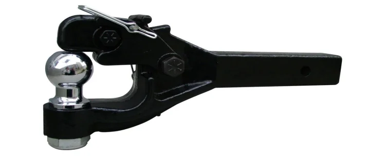 10-Ton Pintle Hook Trailer Hitches Receiver Hook Combination 2-5/16 Hitch Ball, 20000 Lbs, 15-1/2 Length