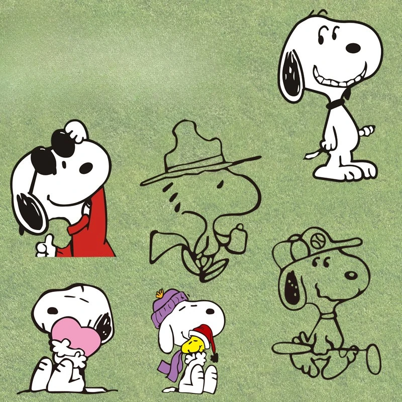

Car Snoopy Sticker Cartoon Student Exquisite Decorate Patch Water Cup Household Products Student Girl Accessories Birthday Gift