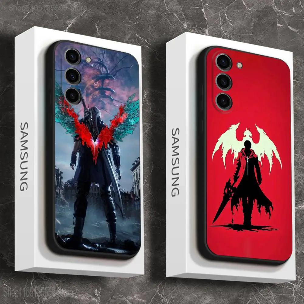 

D-Devil M-May C-Cry Phone Case For Samsung Galaxy A 73,72,51,53,52,71,22,5G,Note,J7,8,9 Soft Black Cover