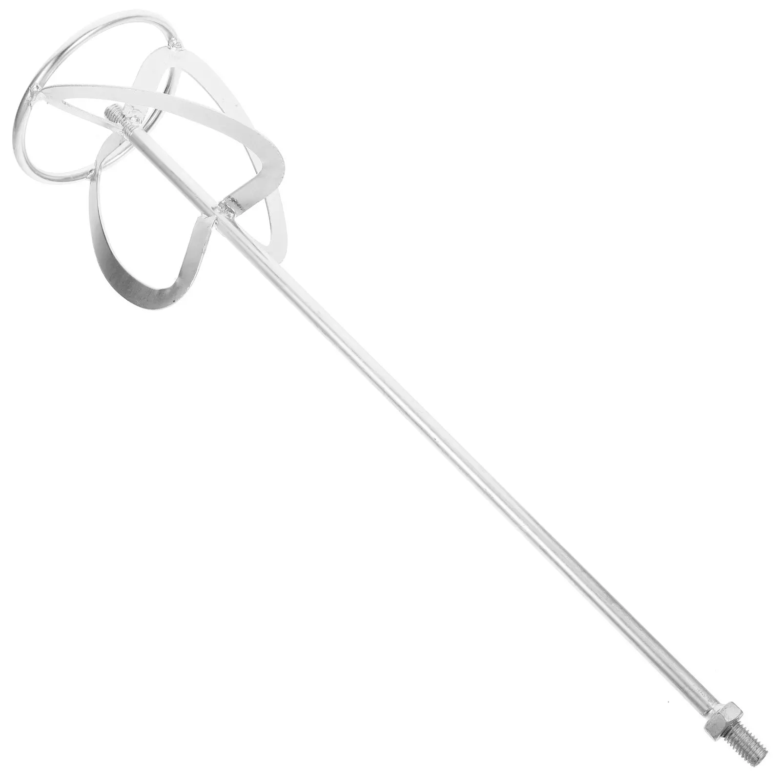 Heavy Duty Galvanized Steel Stirring Paddle for Electric Drill Paint Mixer Epoxy Resin Plaster Cement Mixing Tool DIY Projects
