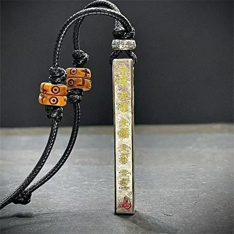 Five-way God of Wealth Pendant Fortune Lucky for Men and Women Lucky Way Youth High-end Necklace Retro Chinese Style Accessories