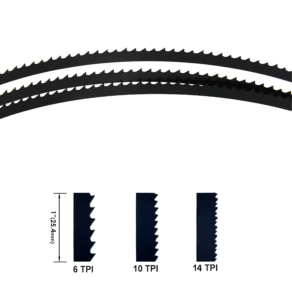 2 uds 72 "1826x6,35x0,35mm hoja de sierra de cinta herramientas de corte de carpintería para madera B250 Wen 3962 10 "Delta 28-140 sierra de cinta